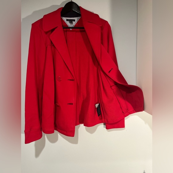 Tommy Hilfiger, cotton double breast, jacket blazer, size medium - Picture 4 of 9